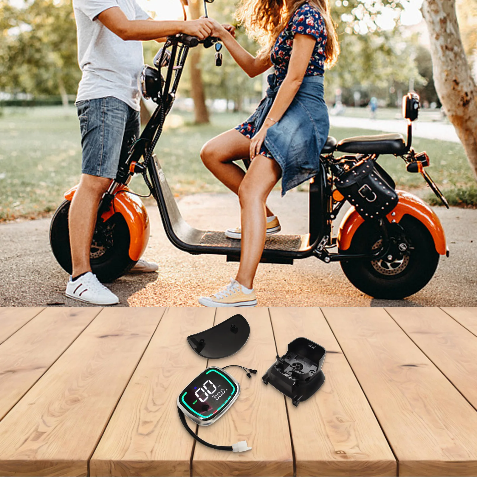 E-Bike Elektroroller Bedienfeld E-Bike Elektroroller Steuerungseinheit E-Bike Elektroroller Elektrofahrrad-Ersatzteil – Detail 14