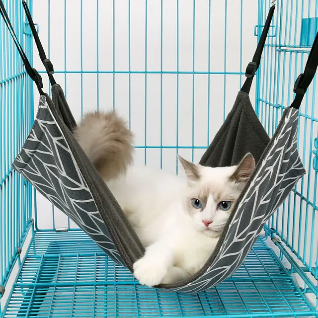 Pet ProductsHanging Cloth Cat NestPet HammockWinter Cat MatCat BedHamster Hammock 1