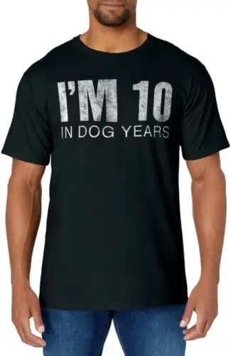 

Футболка унисекс «I'm 10 In Dog Years»