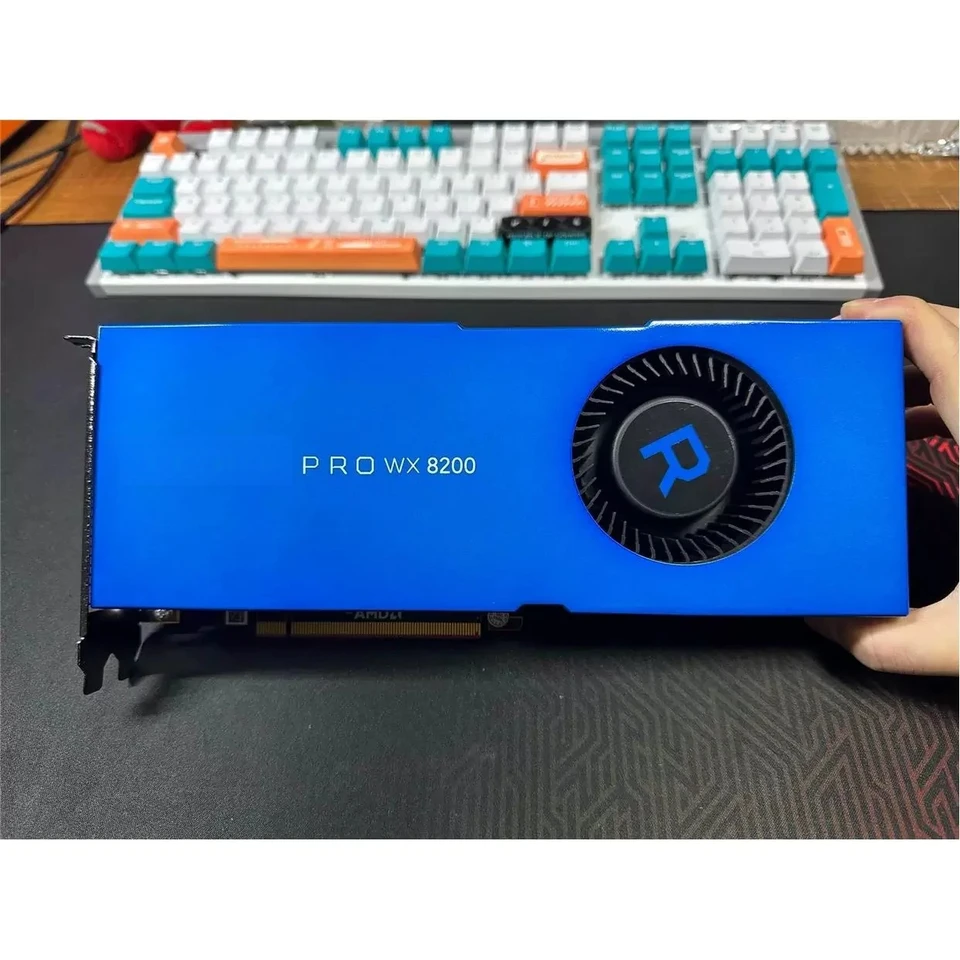 1 個の radeon pro wx8200 8 ギガバイト 8 グラムグラフィックス