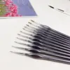 [High-Quality Thin Precision Brushes] 11pcs Fine Detail Micro Brush Set with Gourd Handles - Ideal for Acrylic Art, Miniatures 6