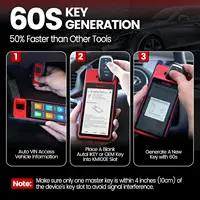 Autel MaxiIM KM100 Key Fob การเขียนโปรแกรม Immobilizer เครื่องมือ 2PCS Autel IKEY สําหรับ 60s Key รุ่น OBD IMMO Key การเรียนรู้ 99% รถ 3