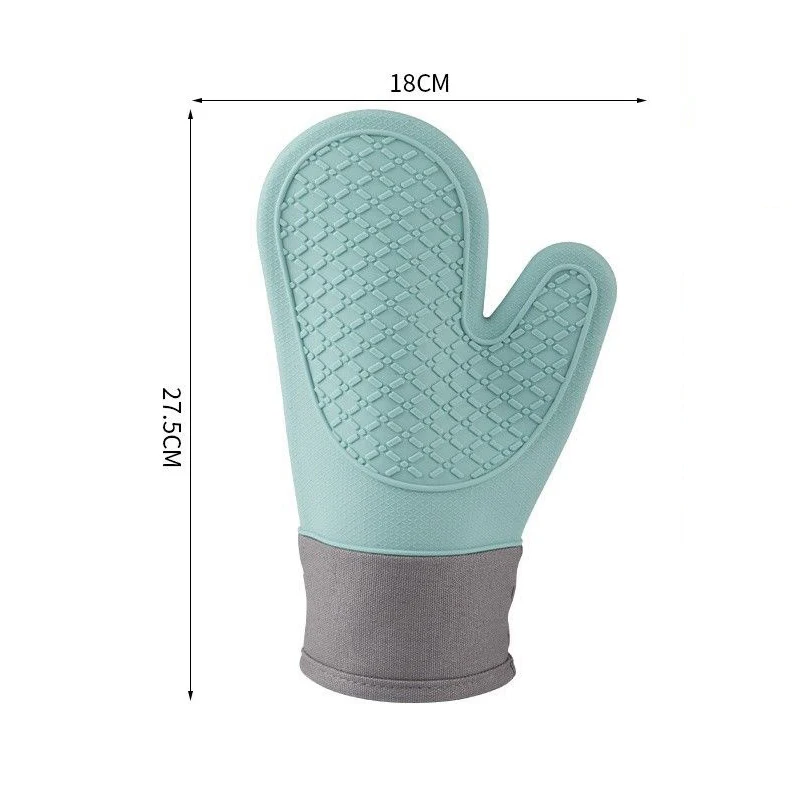 Cute Silicone Insulated Oven Mitt - Heat Resistant Baking Glove