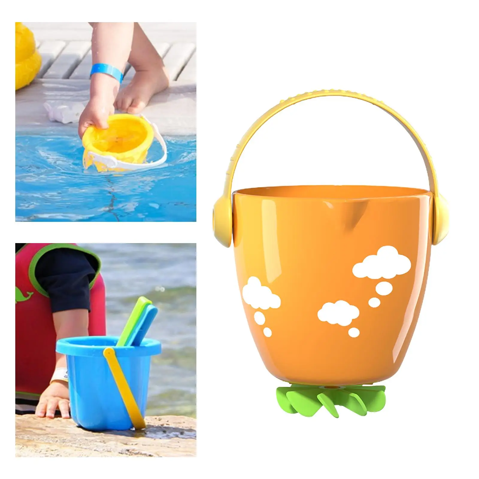 Water Playing Bucket Bath Tub Toy Bathroom Toy Bath Shower Toy Sand Playing Basket for Baby Bathtub Kids Toddlers Girls Boys