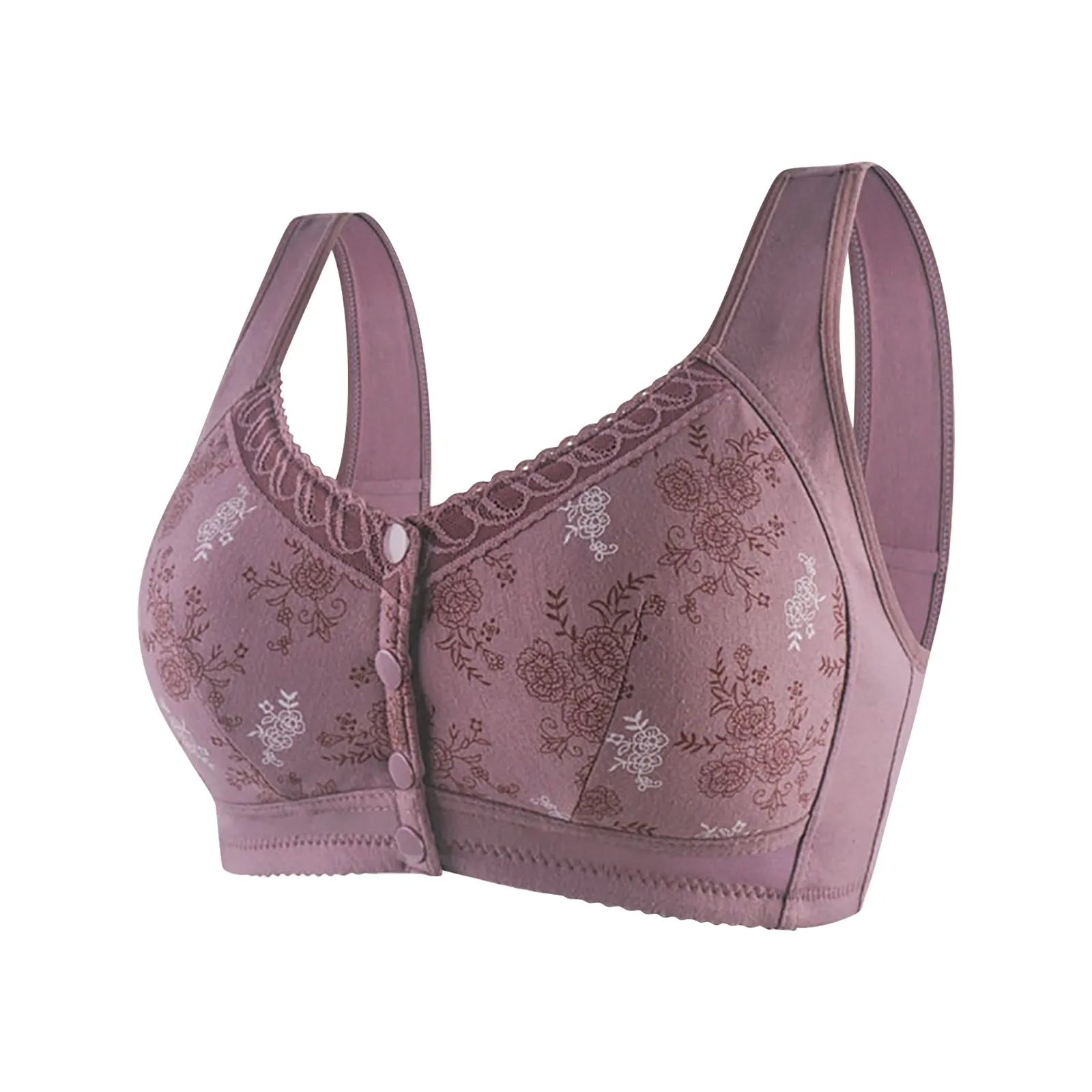 

Women Bras Tops Comfort Soft 36-46 BCD Bras Front Buckle Underwear Women's No Steel Ring Vest Bra Brasieres Para Mujer