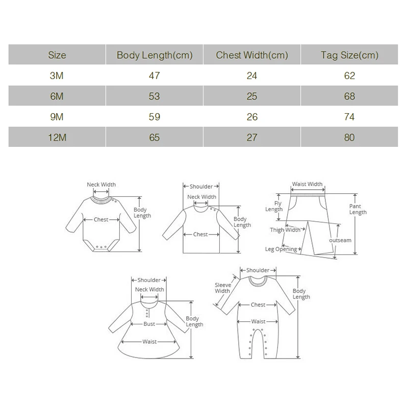 Baby Clothes Fashion Solid Color Newborn Clothes Girls Bodysuits Spring & Autumn Baby Boy Clothes Cotton Long Sleeve Baby Footies 3-12 Months