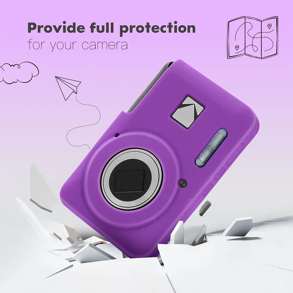 For KODAK PIXPRO FZ55 Digital Camera Cover Anti-Scratch Lightweight Camera Sleeve Solid Color Outdoor Travel Camera Protect Case