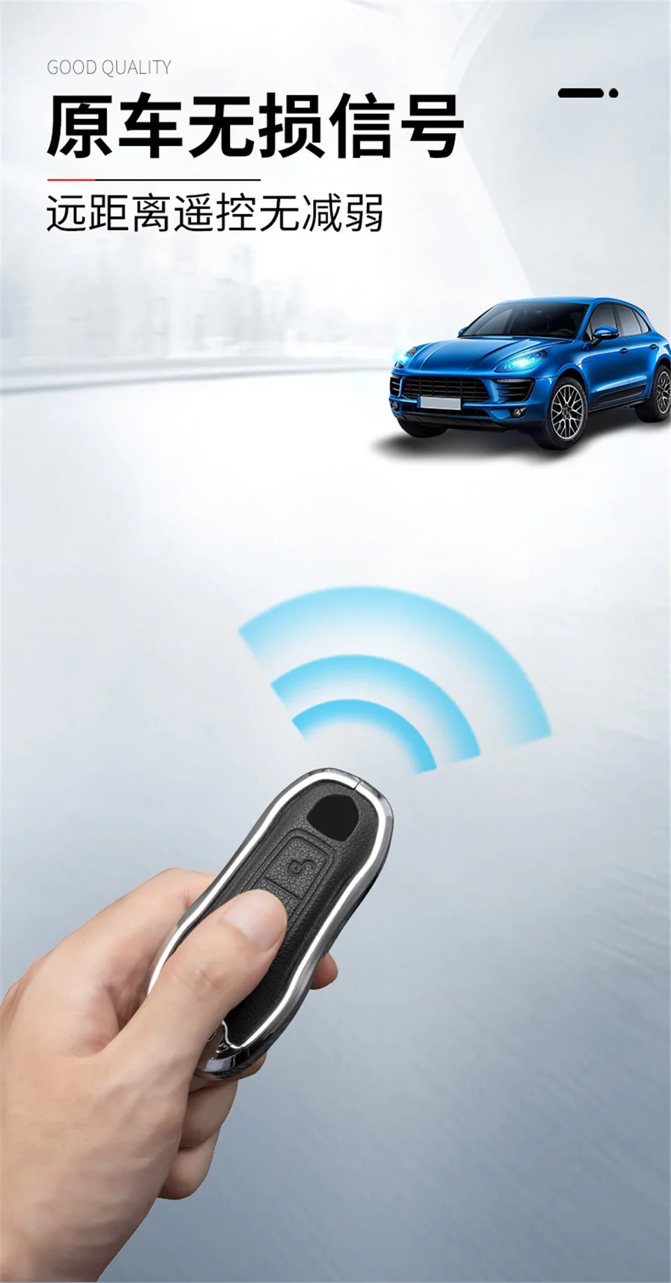 Portachiavi per auto per porsche cayenne 958 911 lepin 996 macan panamera 997 944 924 987 987 gt3 cayman 987 copertura del guscio del supporto automatico - Sb3a234385639446981fdfd98e0485e22o