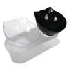 Double Cat Bowl Elevated Pet Non-Slip Water Feeder Bowl with Inclination Stand Small Medium Cat Dog Drinking Bowl Kitten Supples 4