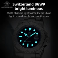 ADDIESDIVE luxueux montre à Quartz analogique pour hommes BGW9 lumineux 20 barres étanche hommes plongée en acier inoxydable hommes montres H3 5