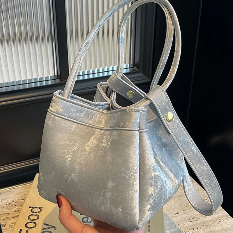 High-end Versatile Bucket Bags For Women Summer 2024 New Niche Design Shoulder Crossbody Bag Female Commuting Shopping Handbags