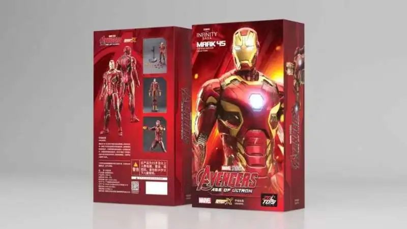 Figuras de anime originales de Iron Man War Machine Mk1 de Marvel Avengers con articulaciones móviles, modelo de juguete para coleccionar, adornos, regalo de Navidad para niños