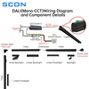 SCON 48V DC DALI/PUSH Dimmable Magnetic Track Lights Grille Flood Lamp Embedded LED Spotlight Rail Lighting Without Main Light 2
