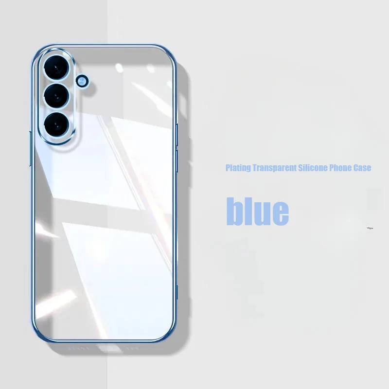 Luxury Glitter Plating Transparent Soft Phone Case