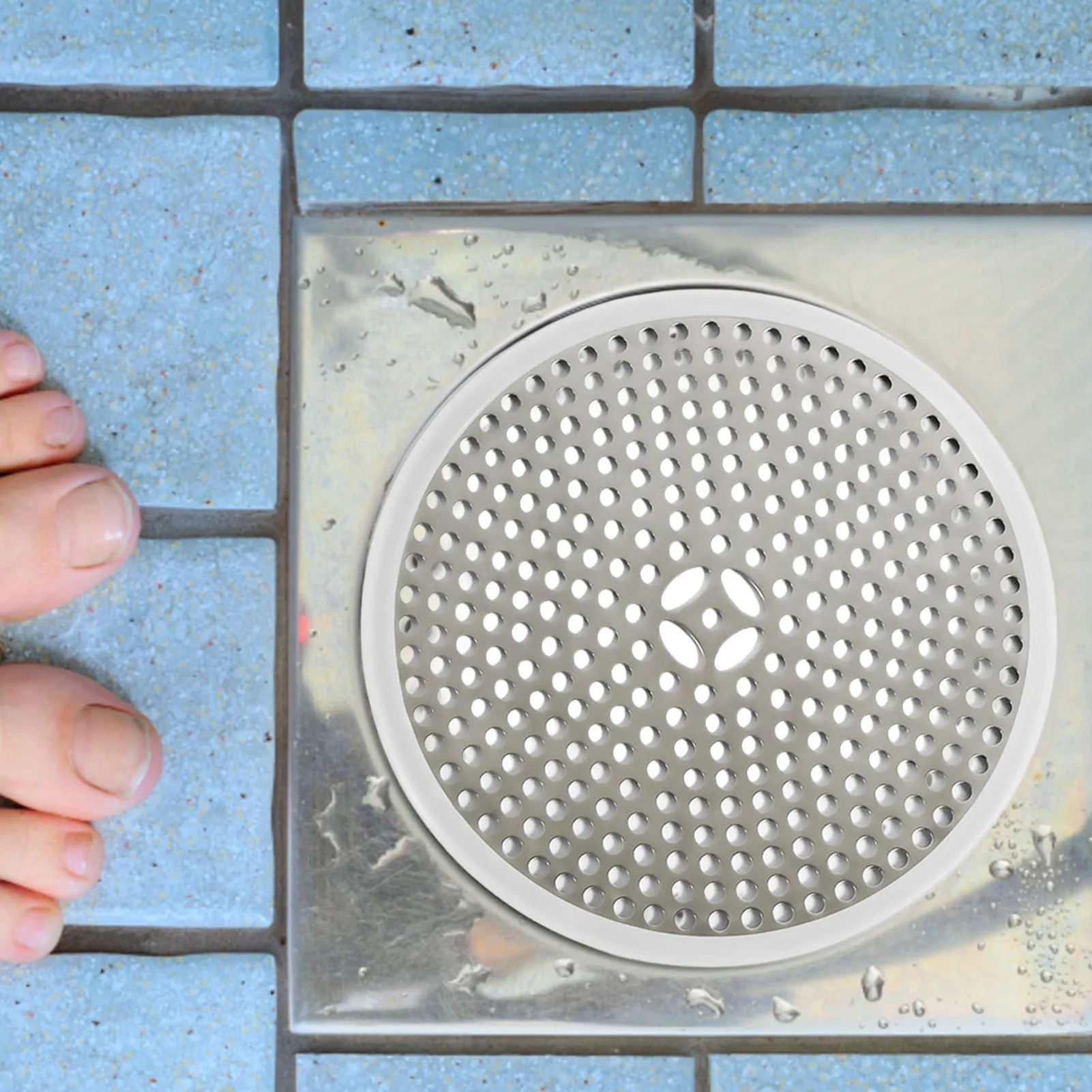 Shower Drain Hair Catcher Stainless Steel Best Hair Catcher Flat