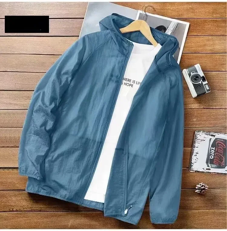 Ropa de protección solar al aire libre de verano para hombres y mujeres, gabardina fresca y transpirable de manga larga, protección Uv