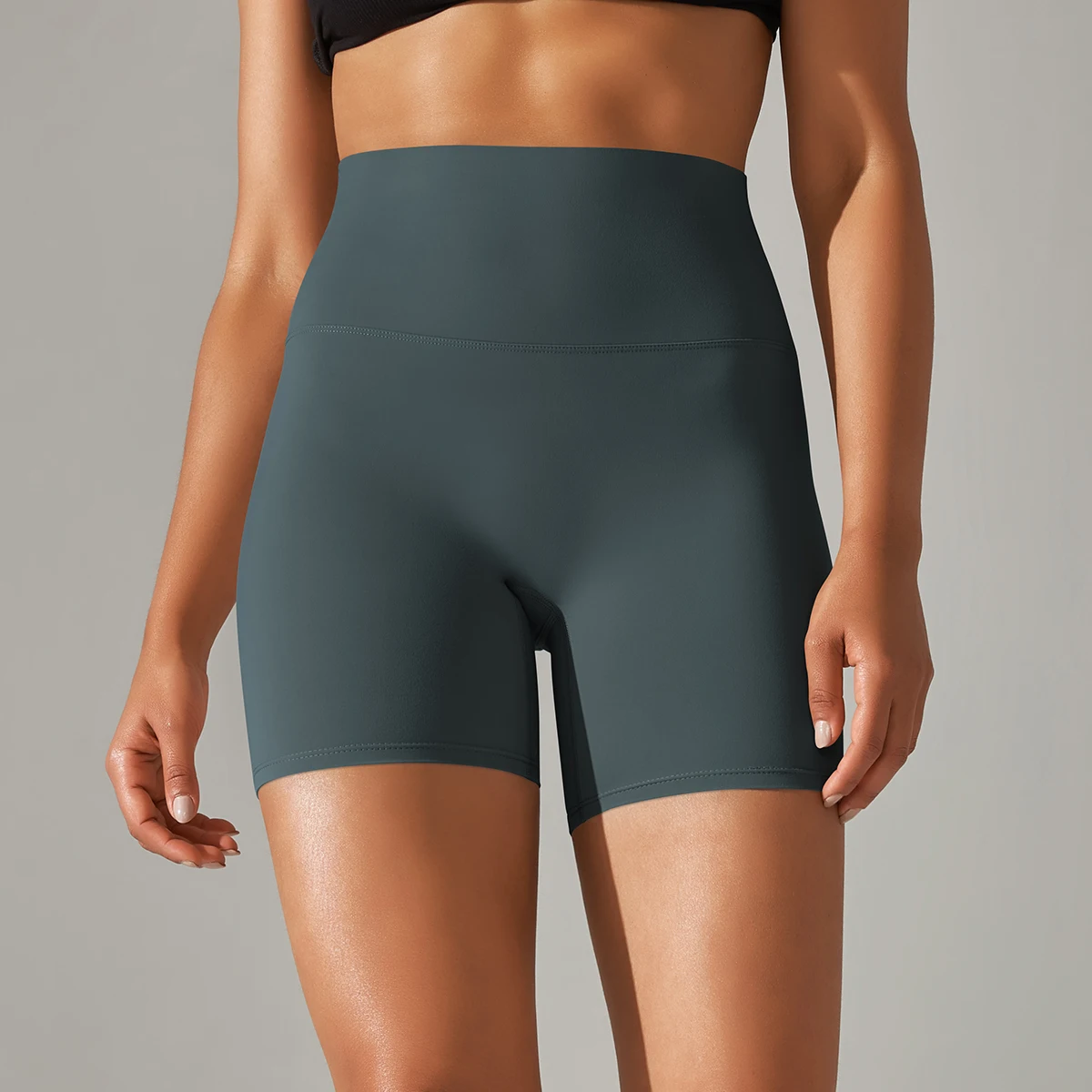 Summer Women's High Waist Yoga and Workout Shorts