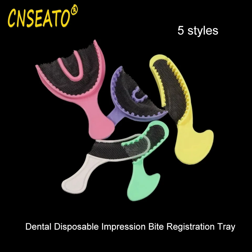 Vassoi Professionali Dentista Vassoi Per Impronte Dentali 3 In 1 Monouso - Con Connettore Metallico Vassoio Stampa 3 In 1 - Foto 4