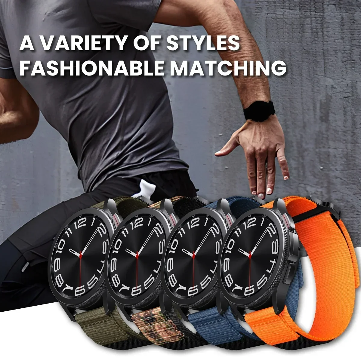 Enhanced Nylon Easy Fit Strap - 20/22mm Universal Band
