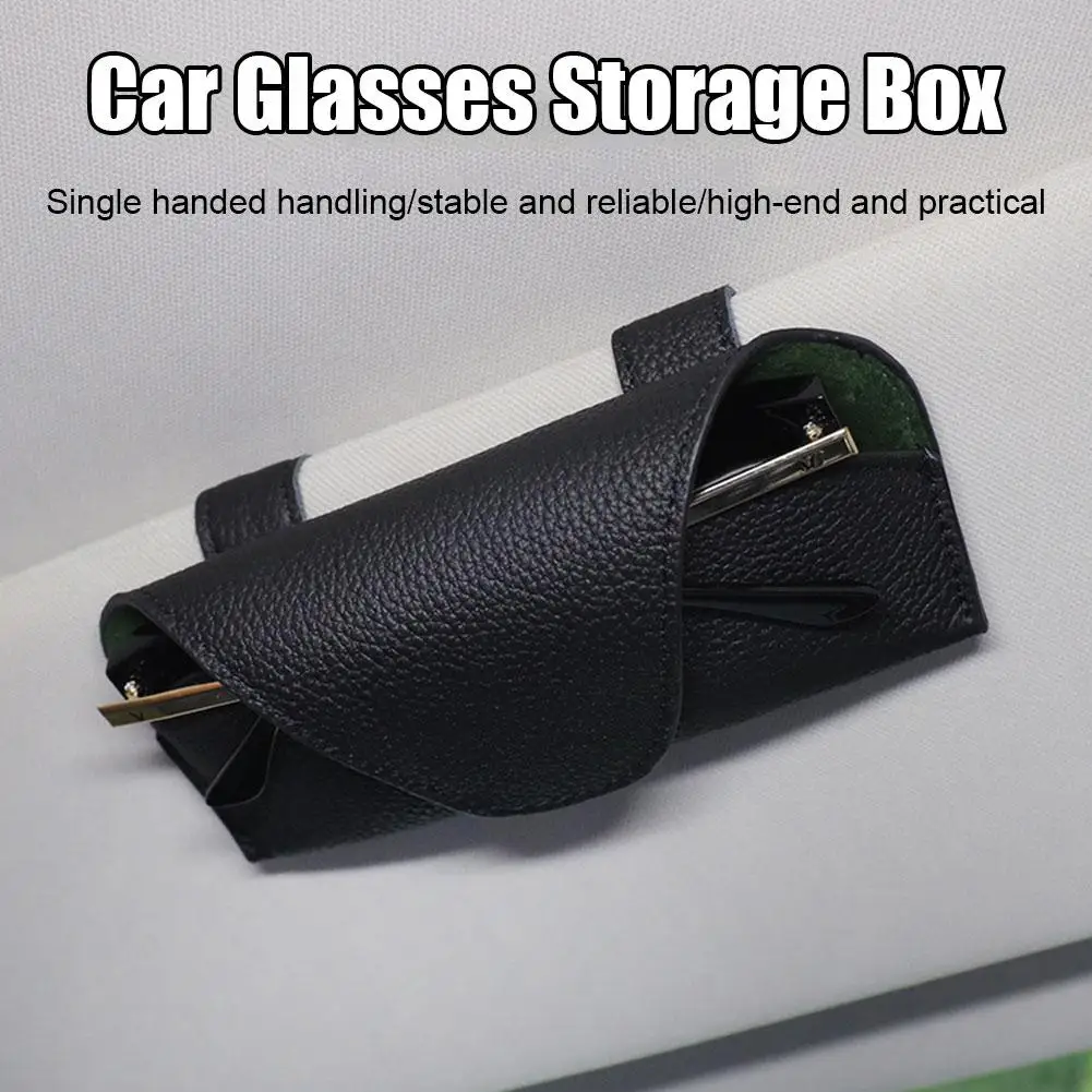 

Car Glasses Case Auto Sun Visor Glasses Holder Sunglasses Holder Card Clip Multi-Function Storage Automobile Accessories Ti O0B7