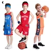 Kids Basketball Jersey Personalized Custom Boys Girls Basketball Uniform Sets Polyester Breathable Basketball Shirt For Children 1