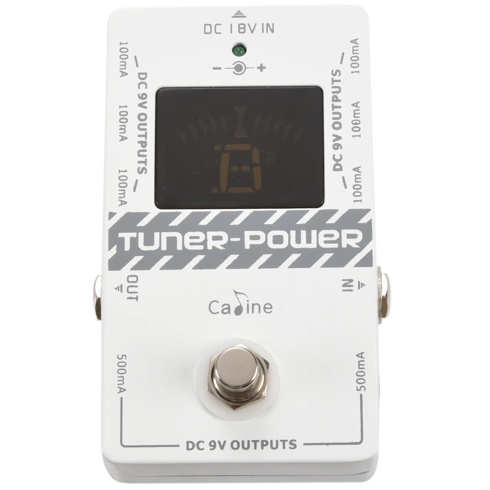 

Caline Cp-09 2-In-1 Tuner and Power Supply True Bypass for Dc 9V Electric Guitar Effect Pedal Eight Isolated Outputs