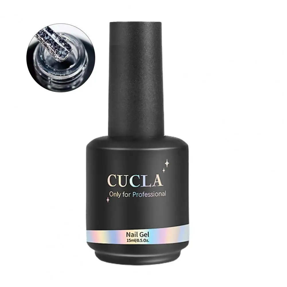 CUCLA-Gel de extensão inofensivo durável para mulheres, gel de imersão, parte superior UV, 15ml