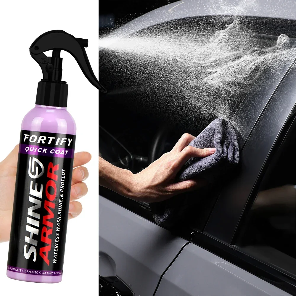 Fortify Quick Coat Ceramic Coating Car Wax Polish Spray Waterless Car Wash&Wax Hydrophobic Top Coat Polish SHINE ARMOR car ceramic coating