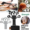 Silicone Grip Training and Exercise Finger Exercise Stretcher Hand Strengthener Arthritis Grip Trainer Hand Brush Expander Grips 2