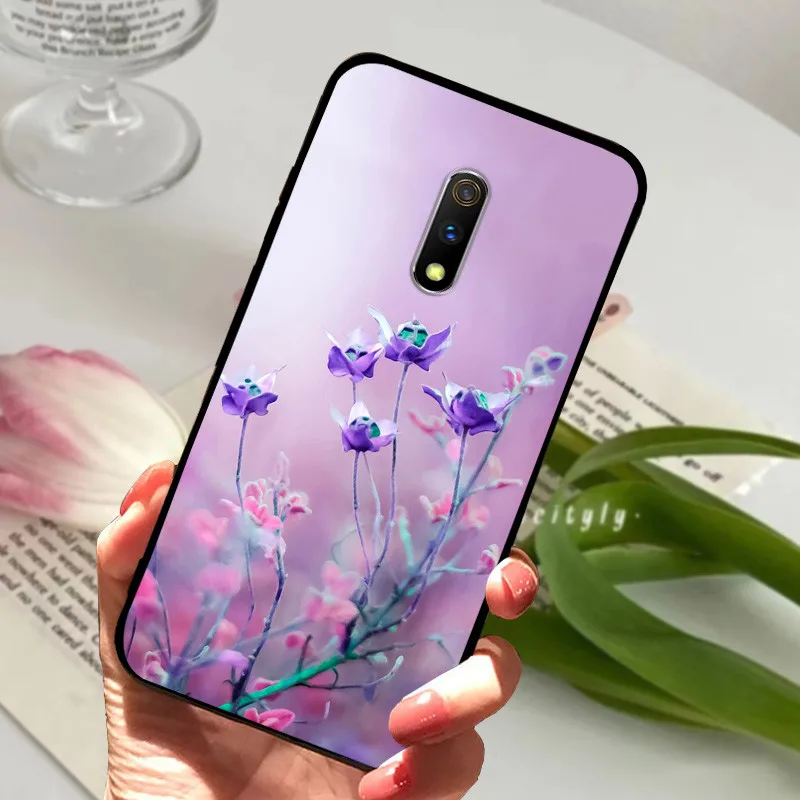 Animal Cartoon Soft Silicone Phone Cover - Black Coque