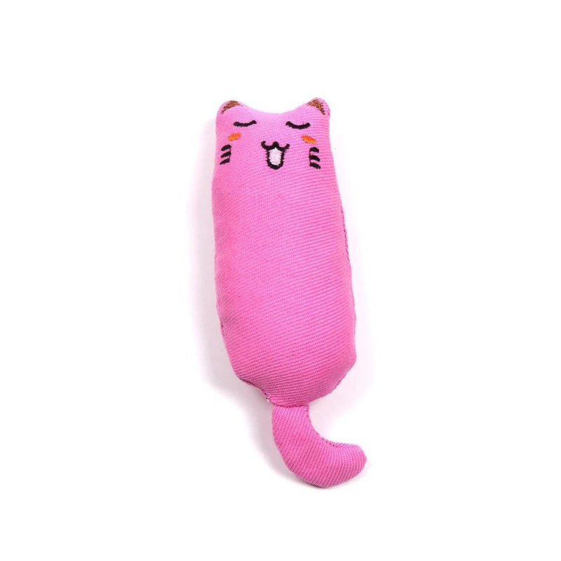 Rustle Sound Catnip Toy Cats Products for Pets Cute Cat Toys for Kitten Teeth Grinding Cat Plush Thumb Pillow Pet Accessories 