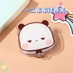 Kawaii Anime Acrylic Stationery Clip - Multi - Functional Student Supplies (White tou)