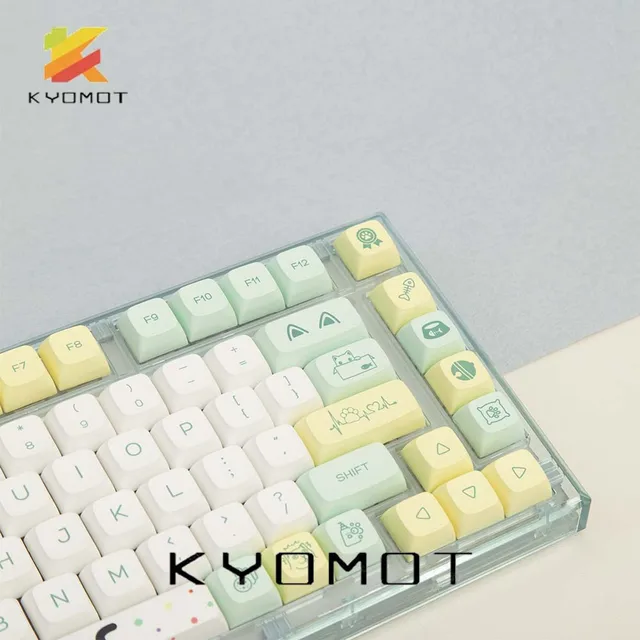 Cute cat theme keycaps for mechanical keyboard