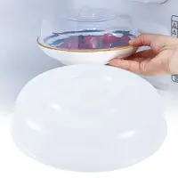 Couvercle anti-éclaboussures pour micro-ondes, 1 pièce, pour bols de cuisine, plat à gâteau, couvercle en plastique pour aliments frais, réutilisable et ventilé 2
