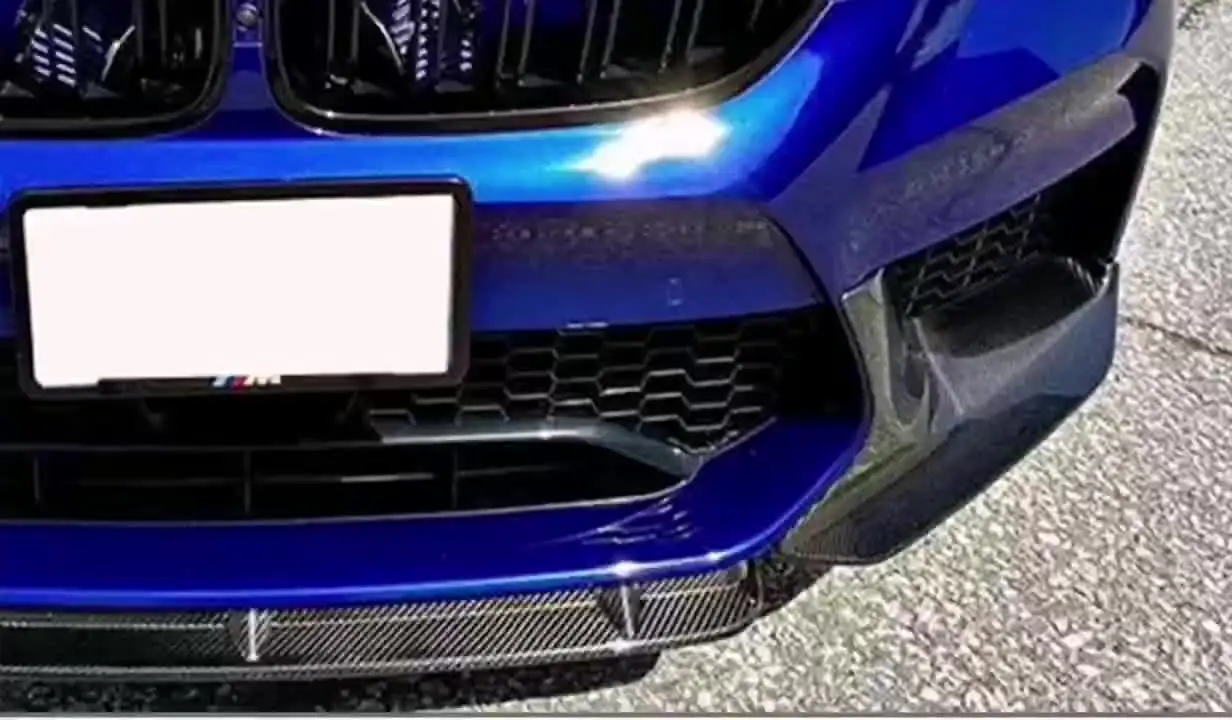 Для BMW 5 серии F90 M5 2018-2022 Передний бампер Iip и защита подбородка Спойлер Диффузор MP