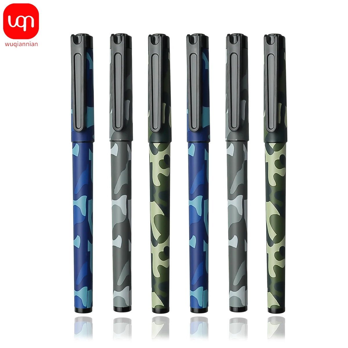 3/6/12 Stück Mangel-Gelstift, Tarnmuster 0,5 mm, glattes Schreiben, geeignet für Schul- und Büromaterial