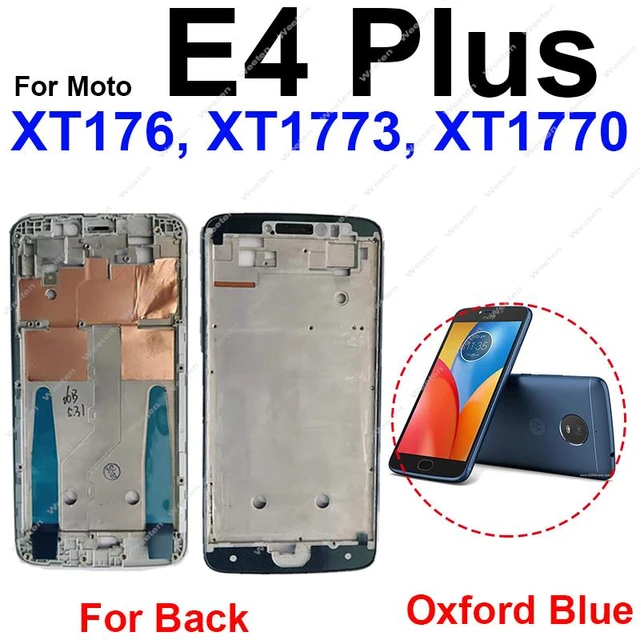 New E4 Rear Housing Case For Motorola Moto E4 / E4 Plus XT1762 XT1763  xt1774 xt177 Metal