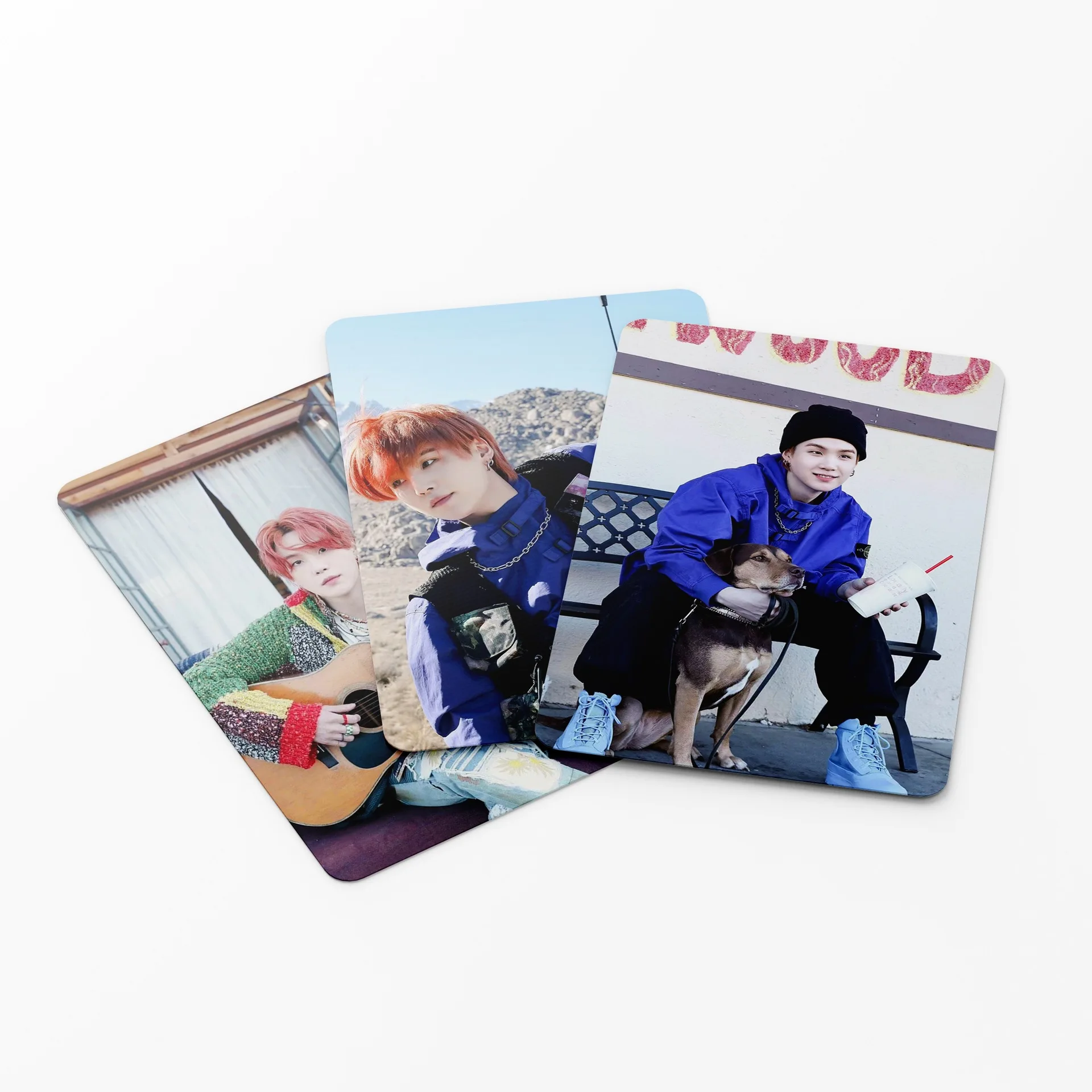 55Pcs/Set Kpop Idol Suga Photo Card Personal Photo 