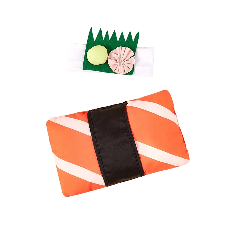 Pillow + Headband Set Sushi Cosplay Costumes For Baby Headrest Security Pillows Backpack Cartoon Soft Security Pillows baby pillow baby safety pillow head protector pillow