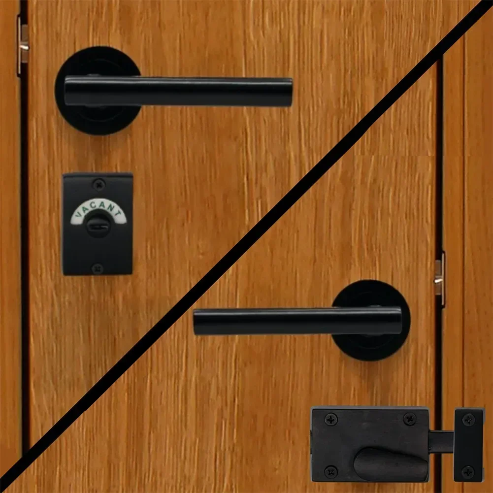 Toilet Indicator Bolt Vacant Engaged Bathroom Privacy WC Toilet Door Lock Shower Cubicles Indicator Door Lock Hardware door lock