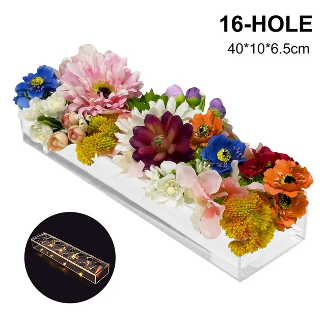 16 holes-with led