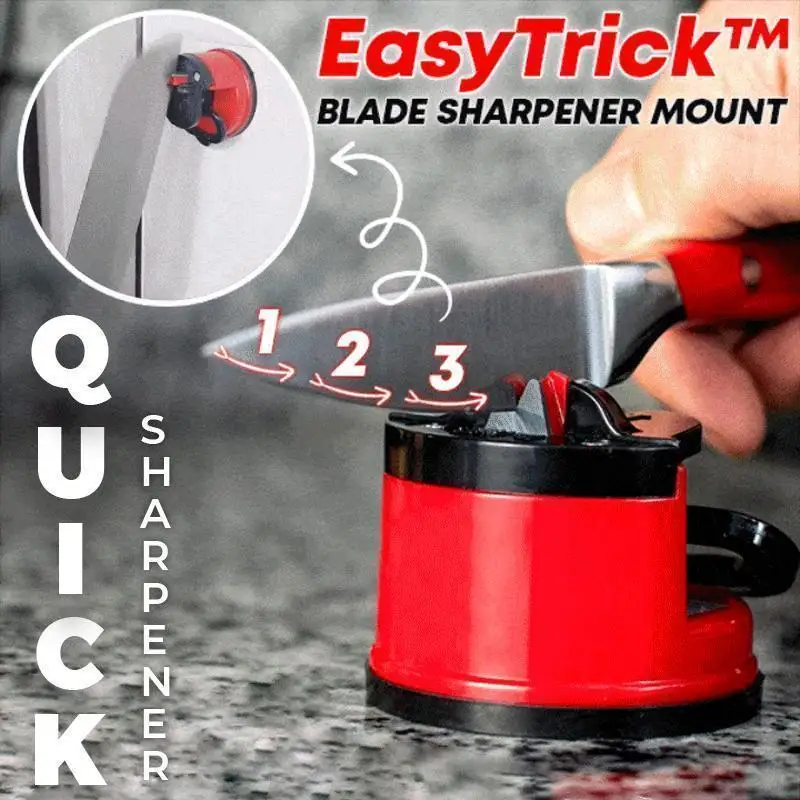 Suction Cup Knife Sharpener, Suction Cup Mini Knife Sharpener Easy To Use  Light Weight Safe Tungsten Steel Easy To Store For Kitchen 