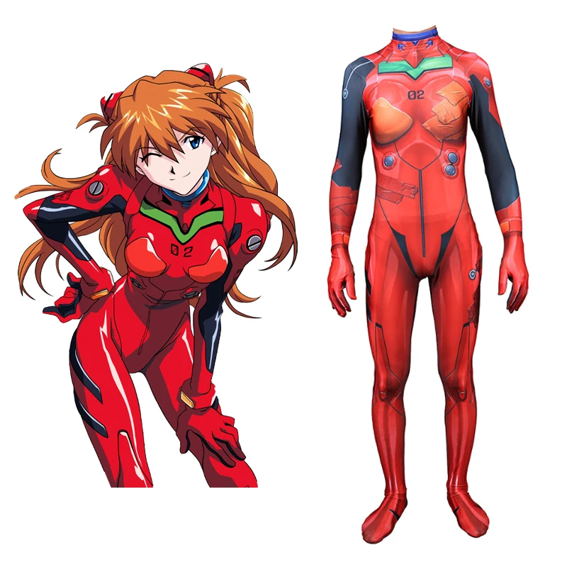 Косплей-костюм аниме NEON GENESIS Asuka Langley Soryu для детей и взрослых |