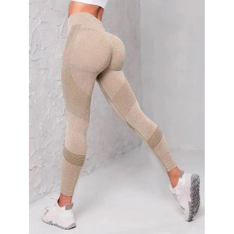 Women 3D Sport Yoga Leggings High Waist Breathable Tummy Control Butt Lifter for Daily Outdoor Fitness