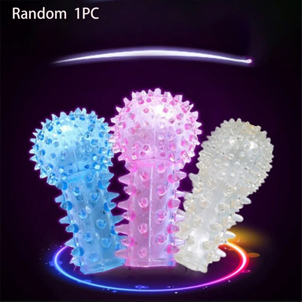 G Point Stimulation Finger Sleeves Clitoris Massage Sex Toys For Women Penis Rings Sex Delay Couples Games Delay Reusable