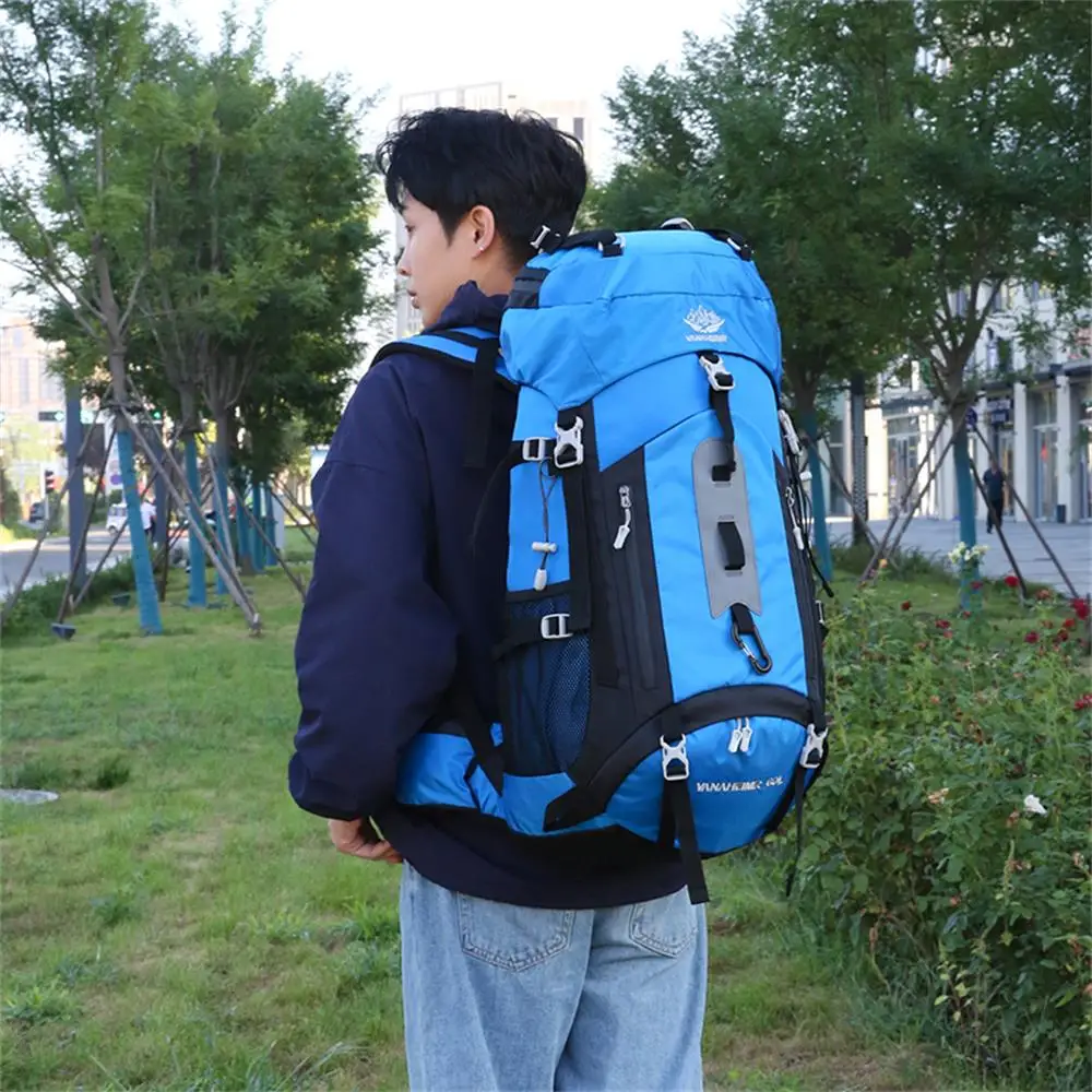 Waterproof Backpacking Mountaineering Backpack 60L Hiking Backpack Large Capacity Camping Backpack Camping Storage Bag