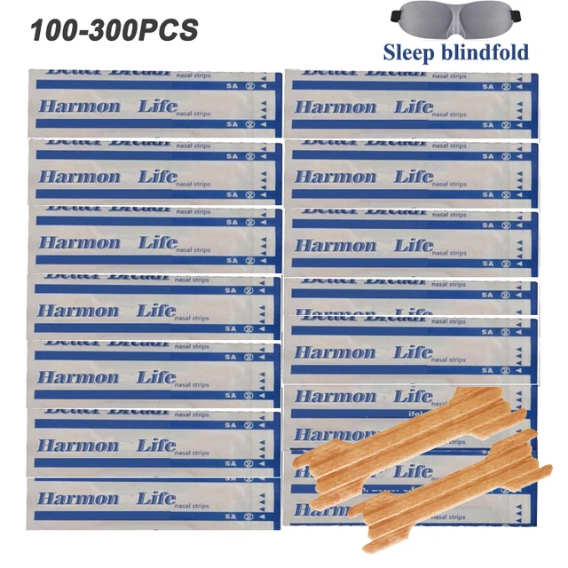 100-300PCS Nasal Strips: Stop Snoring and Sleep Better with Easier Breath!