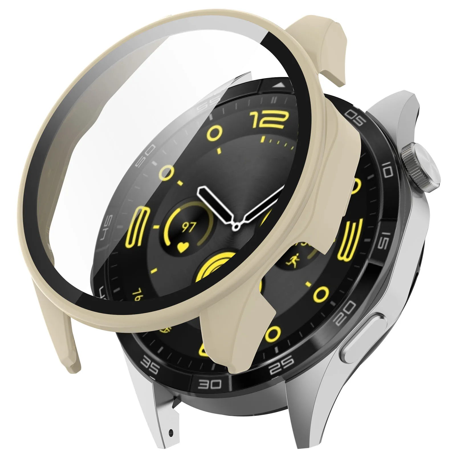 For Honor Watch 4 Pro Case tempered glass screen protector Film Frame All-around For Huawei Watch GT4 46MM Bumper Cover Cases