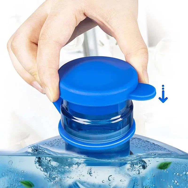 Water Dispenser Cover Food-Grade Silicone Top Cover Barrel Sealing Anti-Splash Bottle