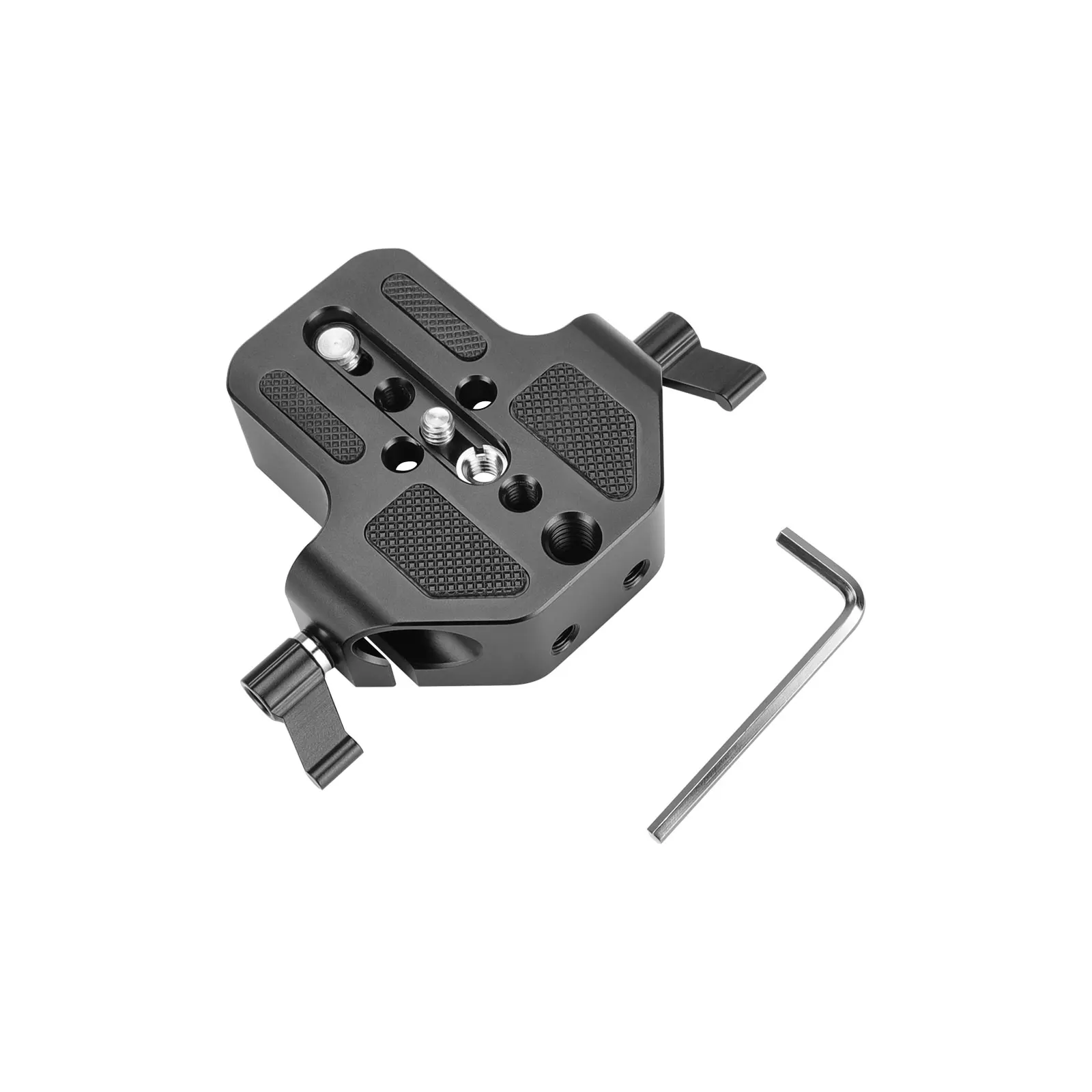 Camera Baseplate FOR canon C100 C300 C500 with Dual 15mm Rod Rail Clamp FOR sony A7 Series Panasonic GH5 KAYULIN
